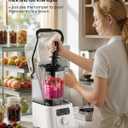 Professional Commercial Vacuum Blender, Freshness Locked In by Vacuum Technology, 2026 Upgraded 3000W/4HP Peak Power, 72oz Eastman Tritan Cup, Milkshake, Smoothie, Nut Milk, Hot Soup, NSF Certified