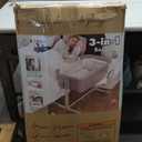 KoolerThings 3 in 1 Baby Bassinet, Bedside Sleeper, & Playpen, Easy Folding Portable Crib (Grey)- KoolaBaby (Bassinet)