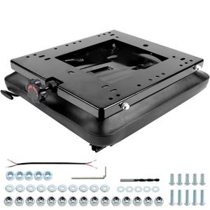 hightall Seat Suspension Kit with Seat Slide Rail,2" Shock Travel, 300 LBS Capacity & Weight Adjust Knob (110-290LBS) -Fit Most Mowers, Forklifts, Tractors