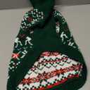 KOOLTAIL Christmas Dog Sweater, Cold Weather Pullover Classic Knitwear, Reindeer Snowflake Pattern Thick Warm Winter Pet Clothes, Cable Knit Sweaters for Small Medium Large Dogs Boy Girl, Green, Size: M