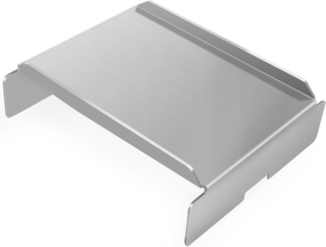 Heat Baffle for Pit Boss, Upgraed 8 Gauge Steel Heat Diffuser Shield Baffle Deflector for Pit Boss Pellet Smoker Grill Replacement Parts Pitboss Accessory Under Flame Broiler Tamer Tray Plate (4" Height-8GA)