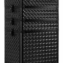 AROUS 5 in 1 Rolling Makeup Train Case Cosmetology Case on Wheels Large Cosmetic Organizer Travel Cart for Hairstylist Artist Nail Beauty Salon Barber, Black (EXP 11/28/35)