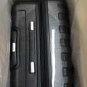 DELSEY PARIS Helium Aero Hardside Expandable Luggage with Spinner Wheels, Brushed Charcoal, Checked-Large 28 Inch