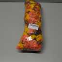 2 PCS Artificial Faux Fall Hanging Flowers Plants for Outdoor Decor,Fake Silk Morning Glory with Eucalyptus UV Resistant Mums for Wall Home Porch Patio Balcony Yard Indoor Decor (Fall Orange+Yellow)