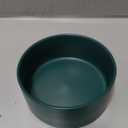 Ceramic 6.1inch Non-Slip Dog Food and Water Bowl for Small & Medium Breed Dogs,Pet Bowl for Replacement, Protects Cervical Spine (Green)