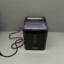 Aeitto Ice Makers Countertop, 9 Ice Cubes Release in 6 Mins, 26Lbs/24H, 2 Sizes of Bullet Ice Machine,Self-Cleaning Portable Ice Maker with Ice Scoop and Basket for Home Kitchen Office RV Bar, Black