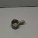 Measuring Cups Ceramic, Double Spouts Espresso Cup with Handle, Coffee Measuring Cups, Espresso Shot Milk Cup Pitcher 90 Ml, Gray