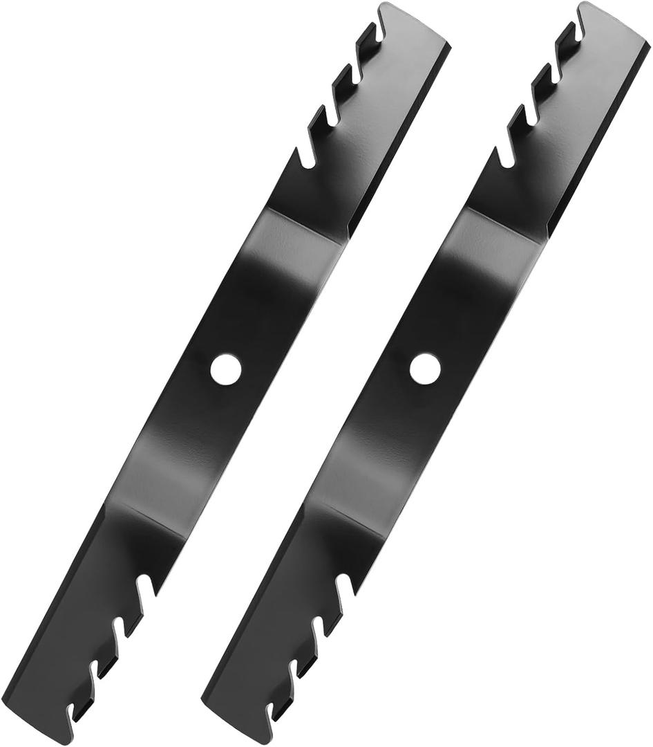 M170642 Mulching Blades Fits for John De ere Z335E Z335M Z345M Z345R X330 X350 X354 X370 X380 Riding 42 Inch Mower Deck, Replaces for UC22008, 2 Pack