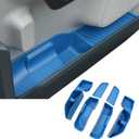 Mabett Door Side Storage Tray for Ford Maverick 2022-2025 Accessories(Not Fit 2026), TPE Front and Rear Doors Storage Insert Organizer Boxs 4PCS Set Fit Maverick(Blue)