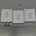 USB C Wall Fast Charger Block, 40W 4-Port Type C Chargers Fast Charging Blocks PD Power Charger Adapter+QC 3.0 USB Multiport Charger Brick for Phone 17/16/15/14/13/12 Pro Max, i-Pad, Galaxy S25-3Pack