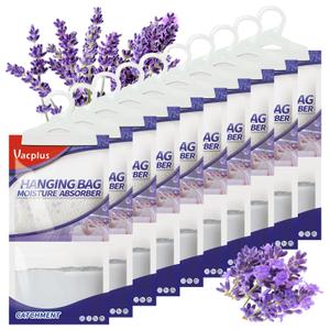 Vacplus HANGING BAG MOISTURE ABSORBER Pack of 10, 14 Oz