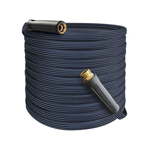2026 Upgraded Non-Expanding Garden Hose 50FT,Ultra Lightweight Flexible Water Hose, Kink-Free & Burst-Resistant up to 1000PSI, All-Weather Hose for Yard, Car Wash & Commercial Use