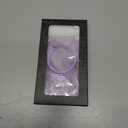 Magnetic for iPhone Air Case with Invisible Stand, Compatible with MagSafe, Clear Bling Sparkle Shockproof Slim Anti-Slip Military Drop Protection Hard Phone Case 6.5" Glitter Purple