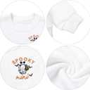 Halloween Mama and Mini Matching Outfits - Spooky Graphic Crewneck Pullover Sweatshirt Halloween Mom Gift Baby Clothes (18-24 Months, Brown)