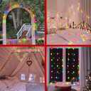 QUHUATU Star String Lights 360 LED 132FT,8 Modes Plug in Star Fairy Lights with Timer & Memory, Indoor Outdoor Star Christmas Lights for Birthday Party Bedroom Wedding Home Classroom Decor Multicolor
