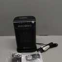 DR.PREPARE 1500W Small Space Heater for Indoor Use, Portable PTC Ceramic Electric Heater with Thermostat, Oscillation, Remote, 12H Timer, 3 Heat Modes + Fan + ECO Mode, Safe Heater for Office Bedroom (9.7''H/ 70 Auto Oscillation)