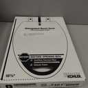 KOHLER 20110-0 Brevia, Slow Close Toilet Seat, Elongated Toilet Seat, Grip-Tight Bumpers Quick-Attach Hardware, White