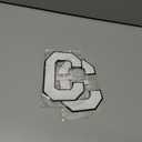 2 x 6 Inch Varsity Letter Patches White Iron On Letters Chenille Large Iron On Letters for Clothing Jersey/Jacket/Hoodie/Varsity C