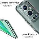 Unov Case Designed for OnePlus 9 Pro 5G, Crystal Clear Phone Case with [Anti-Slip Embossed Pattern], Shockproof Slim Protective [Anti-Yellowing TPU] Back Cover, Great Wave