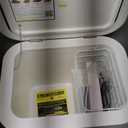 Megiu Car Fridge Portable 12 Volt Refrigerator 23 Quart (22 Liter) Freezer Compressor Cooler 12V/24V DC 110240 V AC for Outdoor, Camping, Travel, Home Use -18~+15 (Green)