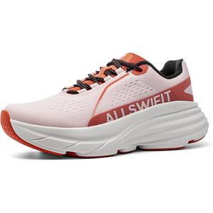 Women's Cushioning Walking Shoes Lightweight Non-Slip Breathable Comfortable Workout Tennis Running Jogging Gym Athletic ActiveAiry Fashion Sneakers (10, Orange)