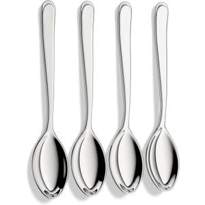 Demitasse Espresso Spoons,18/10 Stainless Steel Mini Coffee Spoons,Teaspoons,4.75 Inch,Set of 4,Heavy Duty and Dishwasher Safe