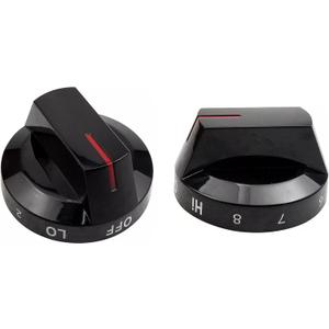 5 Pcs 2025 New DG94-04167M for Samsung Stove Knob Replacement and NX60A6311SG/AA, NX60A6511SG/AA/00, NX60A6111SG/AA,NX60A6111SS,NX60A6711SG/AA for Samsung Oven Burner Top Stove knobs Black