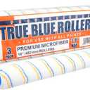 True Blue 18" Professional Paint Roller Covers, 18Inch, Best for All Types of Painting Surfaces, Refill Bulk Pack (3, 3/8" Nap)