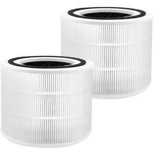 240 Replacement Filter Compatible with 240 Air Cleaner Purifier, 3-in-1 HEPA 14 Filter Replacement, 2 Pack