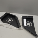BESTAOO Front Door Storage Pockets for Ford Bronco Accessories 2021 2022 2023 2024 2025 2/4 Door, Door Side Organizer Box, 2 Pack (Star)