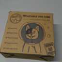 Supet Raised Inflatable Dog Cone Collar to Stop Licking, Soft Dog Cone Alternative After Surgery, Doggie Neck Donut Collar for Medium Dogs (M(Neck 9"-12.5"))