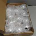 12 Pcs Disco Ball Table Number Card Holders Silver Place Card Holder for Photo Name Stands Disco Centerpiece Decor for Wedding Party Birthday Table Number, 2 Inch