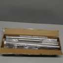 Shower Curtain Rod, 1" Diameter Heavy Duty Tension Shower Rod, Non Slip Adjustable 28-74 inch No Drilling Shower Curtain Rods Spring Tension For Bathroom, Shower Stall, No Rust, Silver