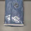 MIULEE Linen Texture Curtains for Bedroom Solid 100% Blackout Thermal Insulated Dusty Blue Curtains Grommet Room Darkening Drapes Luxury Decor for Living Room Nursery 52x84 Inch (2 Panels)