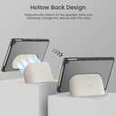 MoKo for Google Pixel Tablet Case 2023, Foldable Design, Ultra Thin Slim Leather TPU Back Full Protector Trifold Stand Cover Case for Pixel Tablet, 11inch, Gray