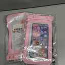 2 x Waterproof Phone Pouch, IPX8 Cell Phone Case for iPhone 15 14 13 Pro Max Plus Galaxy S22 S23 up to 7" Essential Dry Bag for Beach Cruise Ship, 2 Pack(Black+White)