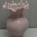 MARTAGE Large Glass Vase, Pink Vase for Flowers, Flower Vases for Bouquet, Glass Flower Vases for Living Room, Dining Table, Shelf, Wedding, Office, Coffee Table, 9.5 Inches