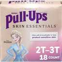 Pull-Ups Girls' Skin Essentials Potty Training Pants, Training Underwear, 2T-3T (16-34 lbs), 18 Ct