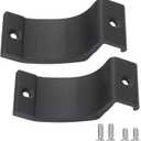 Shower Door Towel Bar Brackets for Bypass, Replacement Nylon Towel Bar Bracket Parts 2 Pcs