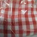 Verdusa Women's Gingham Plaid Shorts Bow Tie Split Elastic Waist Y2k Wide Leg Shorts Summer Vacation Outfits Picnic Clothes Red and White Plus XX-Large Plus