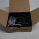 Kwikset Casey Interior Privacy Door Handle with Lock, Door Lever For Bathroom and Bedroom, Matte Black Reversible Keyless Turn Lock, with Microban Protection (1 Pack)