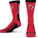 For Bare Feet NHL Unisex Kids Nhl Mvp Crew Sock Youth 2pcs, Adult Size