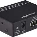 Amazon Basics 4K HDMI to HDMI and Audio Extractor Converter for Apple TV, Fire TV, Blue-Ray Players, Black