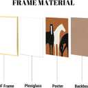 QDSSDECO 24" x 36" Poster Frame with Wood and Plexiglass, 3 Pack Gold, 24"x36"3pk
