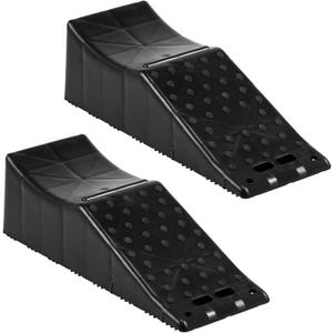 Heavy Duty Car Ramps 2 Pack,RV Wheel Ramp 20,000lbs Capacity,5.5" Lift Non-Slip Portable Vehicle Service Ramps, Oil Change Tire Repair Ramps for Trucks, SUVs, RVs, Campers,Tandem Axle Trailers