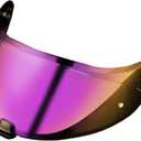 i70 / i10 / HJ-31 Motorcycle Helmet Shield Replacement Windshield Helmet Visor Universal Helmet Accessories (Pink Gold)
