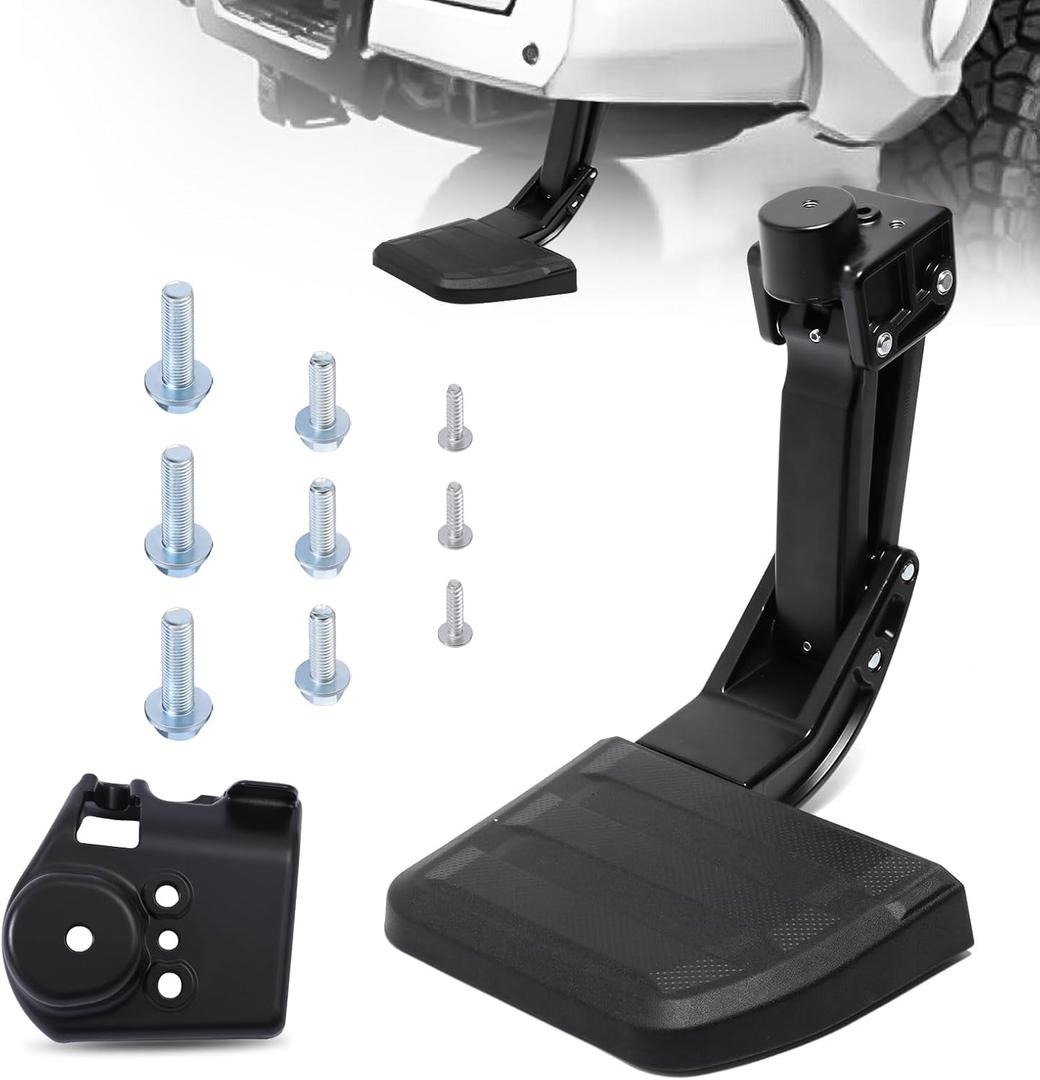 Fenglesha Tacoma Rear Bed Step Compatible with Toyota Tacoma 2024 2025 Retractable Bumper Tailgate Step Replace PT392-35920