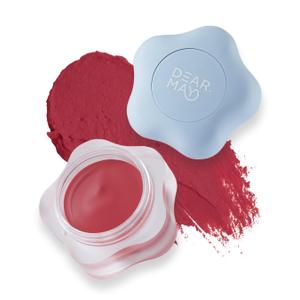 2 x DEARMAY Pure Falling Mood Lip Pot No. 04 Pounding Heart 0.23 Oz. Vegan Lip Stain Lip & Cheek Multi-Use Tint With Hydrating Formula for Smooth Soft Blend Without Dryness or Fine Lines, Korean Makeup 2 pack