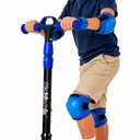 Nattork Kids Scooter for Age 3-8, Toddler Scooter with 4 Adjustable Height for Boys & Girls, Light Up 3-Wheels Foldable Kick Scooter, Lean to Steer, 120LB Weight Capacity