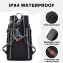 MIYCOO Backpack - Ultra Lightweight Packable Backpack for Travel Camping, Hiking Back Pack Waterproof Foldable Daypack for Men Women Black